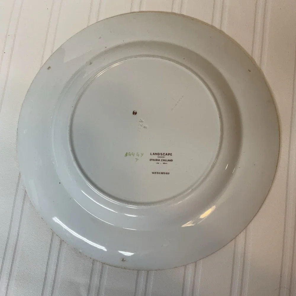 Vintage Wedgwood Etruria LANDSCAPE Multicolor Dinner‎ Plate 10